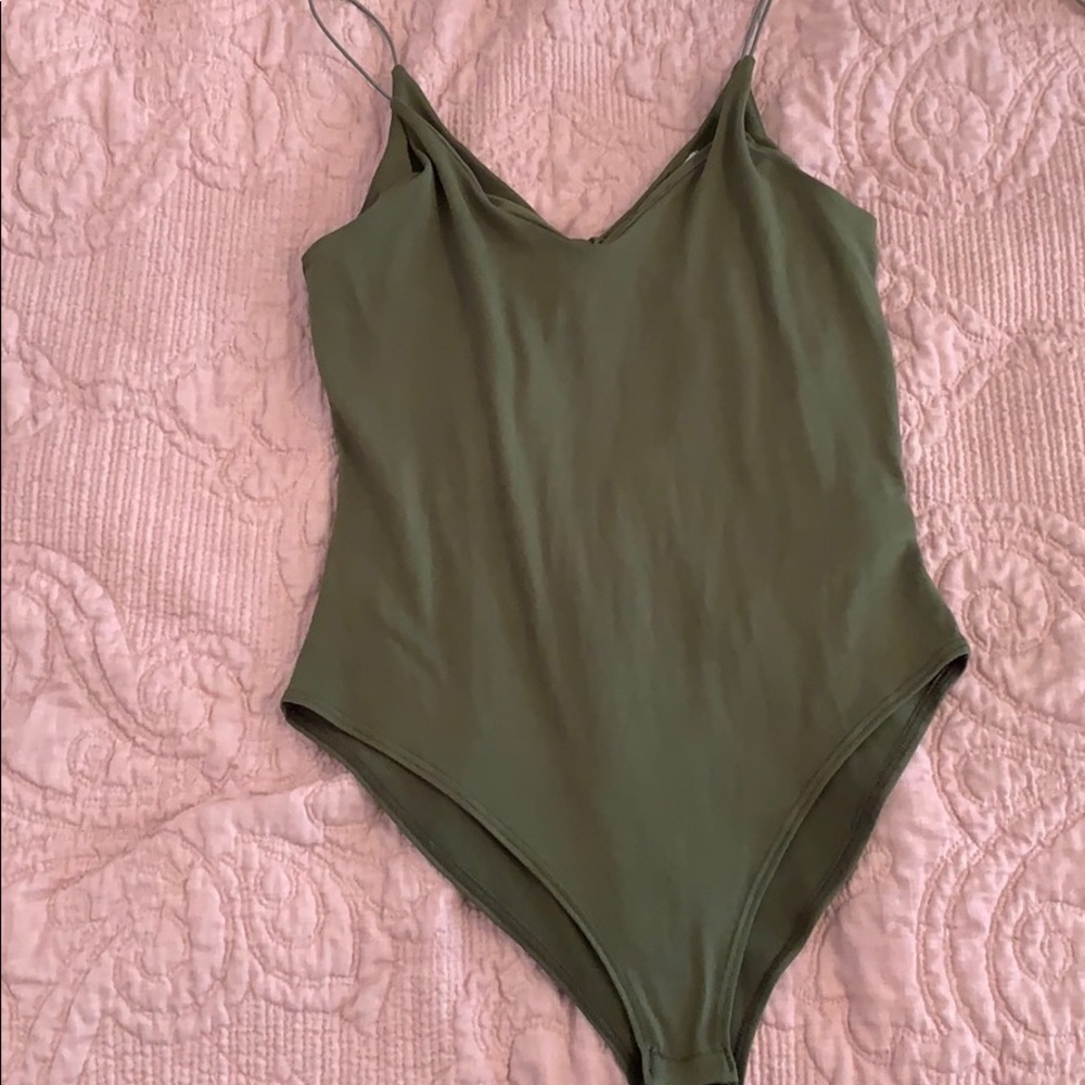 ARMY GREEN BODYSUIT